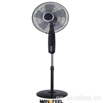 Ventilador de pie eléctrico ac 220v de base redonda todo tipo de ventilador de pedestal decorativo para exteriores ventiladores de pedestal de orientar remotos de 1,3 m de altura